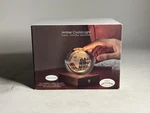 Ginkgo Amber Crystal (world Globe) Sculptural Lighting. Fixed Price $70.00.