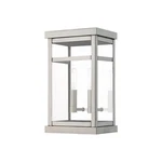 Livex Lighting 20702-91 Hopewell Outdoor Wall Lantern, Brushed Nickel. Fixed Price $128.79.