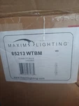 Maxim Lighting MAX85213 Wtbm Luna 1-LIGHT Outdoor Hanging Lantern. Fixed Price $100.00.