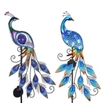 Teresa's Collections 2 Pack Peacock Solar Garden Lights, Metal Decor F.... Fixed Price $105.21.
