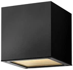 Hinkley Kube 6"H Satin Black Square Led Outdoor Wall Light. Fixed Price $319.00.
