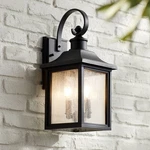 Moray Bay Mission Outdoor Wall Light Fixture Black Lantern 17 3/4" For Exterior. Fixed Price $199.99.