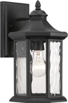 Progress Lighting P6071-31 Edition Black Clear Water Glass Outdoor Wall Lantern. Fixed Price $44.99.