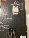 Globe Electric 44094 Turner Outdoor Wall Sconce, Single Light, Black, 13" High. Fixed Price $39.93.