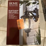 Home Decorators Collection Led Wall Lantern Dusk Dawn Black - Unopened. Fixed Price $15.00.