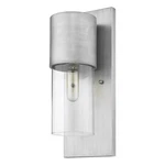 Acclaim Lighting Cooper Wall Sconce, Matte Nickel/clear 1511MN-CL. Fixed Price $170.00.