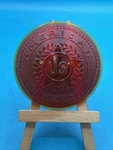 Antique Us American Legion Red Glass Tail Light Car Auto Brake Lens Model. Fixed Price $75.00.
