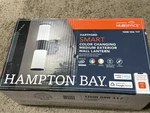 Hampton Bay Hartford 14.25" Millennium Black Led Smart Outdoor Lantern Hubspace. Fixed Price $59.99.