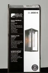 Eglo 203031A Exterior Wall-mount Lantern Matte Black Finish. Fixed Price $30.00.