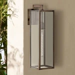 Hinkley Max 25" High Burnished Bronze Outdoor Wall Light. Fixed Price $489.00.
