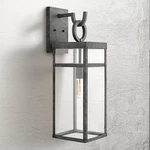 Hinkley Porter 25" High Aged Zinc Outdoor Wall Light. Fixed Price $439.00.