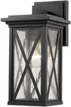 Z-lite 583S-BK One Light Outdoor Wall Sconce Brookside Black Finish. Fixed Price $105.00.