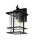 Elegant Lighting OD312W12 Miller 12" Tall Outdoor Wall Sconce - Black. Fixed Price $118.00.