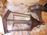 Kichler Madison 19.75" Outdoor Wall Light, Clear Glass, Tannery Bronze 9653-TZ. Fixed Price $55.25.