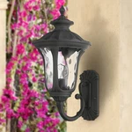 Livex Oxford 19" High Textured Black Upward Lantern Outdoor Wall Light. Fixed Price $199.96.