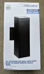 Maxxima Lantern Wall Sconce Dusk Dawn Photocell Sensor Outdoor Led. Fixed Price $49.98.