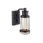 Globe Electric Vintage 1-LIGHT Matte Black Bennett Wall Sconce 44315. Fixed Price $41.99.