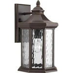 Progress Lighting Edition Collection 1-LIGHT Antique Bronze Glass Wall Lantern. Fixed Price $47.99.