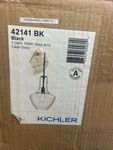 Kichler 42141BK Everly Seeded Glass 1-LIGHT Pendant Fixture 100 Watts. Fixed Price $40.49.