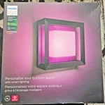 Philips Hue Econic Outdoor Smart Color Changing Square Wall Light Lantern. Fixed Price $164.78.