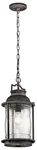 Kichler 49572WZC Ashland Bay Outdoor Hanging Pendant Weathered Zinc. Fixed Price $494.99.