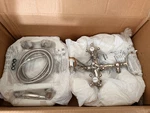 Newport Brass Exposed Tub Faucet W/ Hand Shower Wall Mount Vintage Style. Fixed Price $329.00.