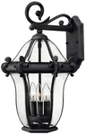 Hinkley San Clemente 21" High Black Outdoor Wall Light. Fixed Price $599.00.