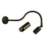 Aq Lighting Brass Bullet Spotlight Gooseneck Sign Bronze/cool White. Fixed Price $201.01.