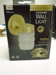 Outdoor Wall Light Plated Steel The Hampton Bay 252-547 HB401BOJO. Fixed Price $10.99.