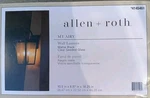 Allen + Roth Mt Airy 3-LIGHT 18.25-IN Matte Black Outdoor Wall New. Fixed Price $23.80.