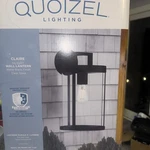 Lowe's Quoizel Claire Hardwired Outdoor Wall Light Matte Black 5632039 #32500. Fixed Price $48.00.