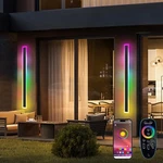 Outdoor Long Wall Lights, 23.6INCH Pack Rgb/warm/white Dimmable Modern .... Fixed Price $163.78.
