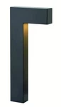 Satin Black Led Path Light From The Atlantis Collection. Fixed Price $179.00.