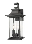 Z-lite 5017M Tiberius 2 Light 18" Tall Outdoor Wall Sconce Black. Fixed Price $232.00.