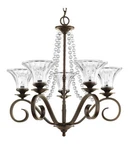 Progress Lighting Bliss 5 -light Antique Bronze Vintage Chandelier. Fixed Price $129.99.