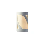 Justice Design Ambiance Sm Prairie Sconce, Outdr, Open Top/bot, Bisq, Wht, Incan. Fixed Price $216.00.