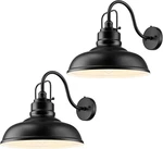 2 Pack Matte Black Dusk To Dawn Outdoor Wall Sconces For Porch Lighting. Fixed Price $349.99.