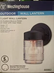 Westinghouse Lighting 6688200 One-light Outdoor Jelly Jar Wall Fixture, Oil R.... Fixed Price $10.00.