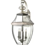 Quoizel NY8318 Pewter Newbury 3-LIGHT 23"H Outdoor Wall Sconce With Clear Glass. Fixed Price $231.99.