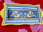 Deruta Cermiche Raffaellesco Two (2) Dragons Majolica Pottery. Fixed Price $55.25.