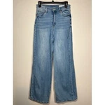 Blanknyc The Franklin Wide Leg Jeans 27 Blue High Rise Light Wash Denim Pants. Fixed Price $40.00.