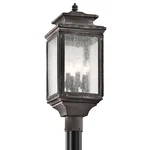 Kichler 49506 Weathered Zinc Wiscombe Park 4-LIGHT Outdoor Post. Fixed Price $809.99.
