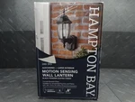 Hampton Bay Alexandria 17.3 In. 1-LIGHT Matte Black Outdoor Wall Lantern Sconce. Fixed Price $51.99.