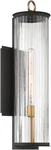 The Great Outdoors 79002 Cara 28" Tall Wall Sconce - Dark Matte Black /. Fixed Price $369.00.