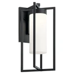 Kichler Drega 18.5 Inch Led Wall Light With Satin Etched Glass Black. Fixed Price $381.45.