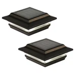Classy Caps Solar Post Light 4X4 Led Outdoor Black Aluminum 2 Pack Fence. Fixed Price $41.47.