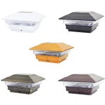 8 Black Bronze Brown Copper White 4X4 Solar Post Lights Cap Deck Fence Outdoor. Fixed Price $41.95.