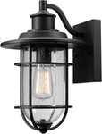 44094 1-LIGHT Outdoor/indoor Wall Sconce, Black Finish, Seeded Glass Shade, Coas. Fixed Price $96.99.