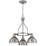 Craftmade Nickel Timarron Single Tier 3-LIGHT Chandelier 35923 22 Inches Wide. Fixed Price $84.00.
