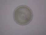 Hampton Bay 11 In. 2-LIGHT White Flush Mount Frosted Swirl Glass Shade 12746. Fixed Price $10.00.